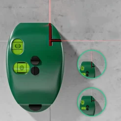 Laser Level Tool - High Precision 2-Line Right Angle Level