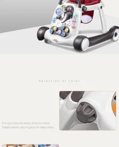 Lauflernhilfe mit Musik – Anti-Rollover-Multifunktionsdesign