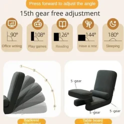 Lazy Floor Chair - Multifunctional Modern Lounge Seat