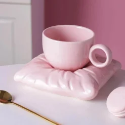 Lazy House Keramik-Kaffeetassen-Set – Stilvolles Trinkgeschirr für Zuhause