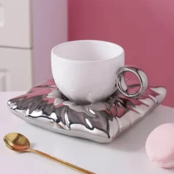 Lazy House Keramik-Kaffeetassen-Set – Stilvolles Trinkgeschirr für Zuhause