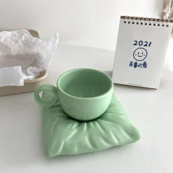 Lazy House Keramik-Kaffeetassen-Set – Stilvolles Trinkgeschirr für Zuhause