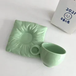 Lazy House Keramik-Kaffeetassen-Set – Stilvolles Trinkgeschirr für Zuhause