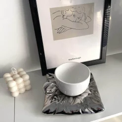 Lazy House Keramik-Kaffeetassen-Set – Stilvolles Trinkgeschirr für Zuhause