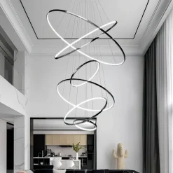 LED Chandelier - Modern Hadrian Lighting Fixture