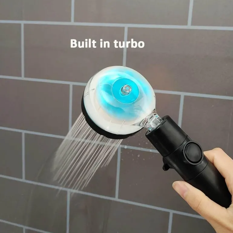LED Color Changing Shower Head - Multi-Temperature Shower Fixture