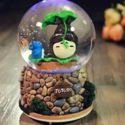 LED Crystal Ball Music Box - Glowing Night Light Decor