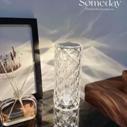 LED Crystal Night Light - Elegant Atmosphere Lamp