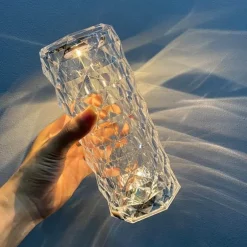 LED Crystal Night Light - Elegant Atmosphere Lamp