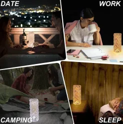 LED Crystal Night Light - Elegant Atmosphere Lamp