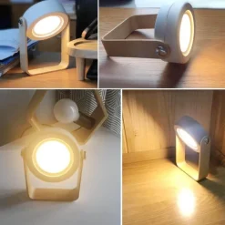 LED Desk Lamp - Foldable Touch Control Adjustable Reading Light