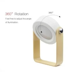 LED Desk Lamp - Foldable Touch Control Adjustable Reading Light