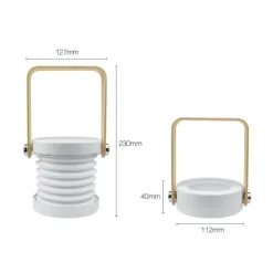 LED Desk Lamp - Foldable Touch Control Adjustable Reading Light