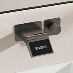 LED Digital Faucet - Smart Black Brass Design