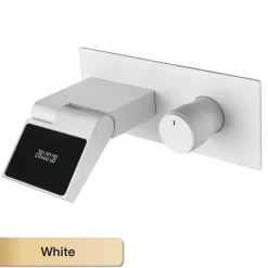 LED Digital Faucet - Smart Black Brass Design