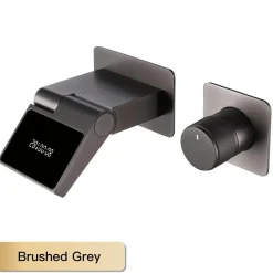 LED Digital Faucet - Smart Black Brass Design