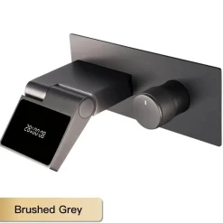 LED Digital Faucet - Smart Black Brass Design