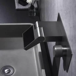 LED Digital Faucet - Smart Black Brass Design