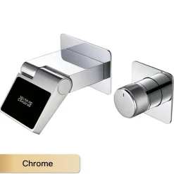 LED Digital Faucet - Smart Black Brass Design