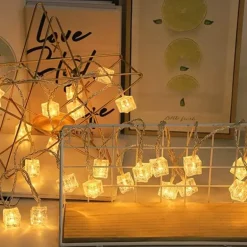 LED Eiswürfel Lichterkette - Festliche Partybeleuchtung
