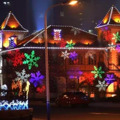 LED Halloween Decoration Landscape House Projector