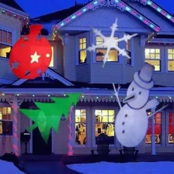 LED Halloween Decoration Landscape House Projector