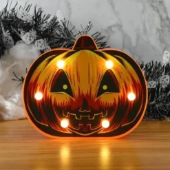 LED Halloween Pumpkin Night Lamp - Festive Decoration
