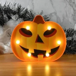 LED Halloween Pumpkin Night Lamp - Festive Decoration
