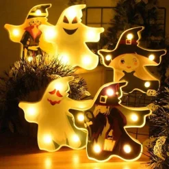 LED Halloween Pumpkin Night Lamp - Festive Decoration