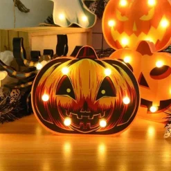 LED Halloween Pumpkin Night Lamp - Festive Decoration