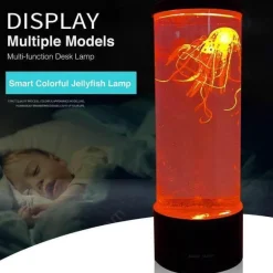 LED Jellyfish Lamp - Remote Control Aquarium Mood Light