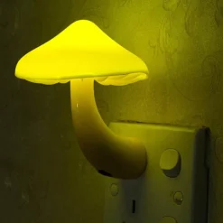 LED Mushroom Nightlight - Auto Sensor Soft Glow Lamp