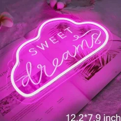 LED Neon Sign - Sweet Dreams Bedroom Wall Decor