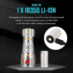 LED Outdoor Taschenlampe - Futuristische Gyro-Taschenlampe