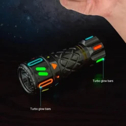 LED Outdoor Taschenlampe - Futuristische Gyro-Taschenlampe