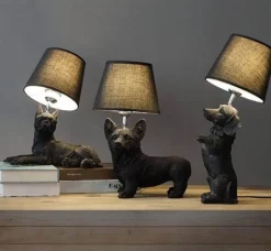 LED Puppy Love Table Light - Creative Pet Decor