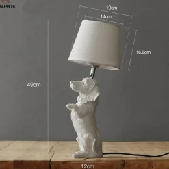 LED Puppy Love Table Light - Creative Pet Decor