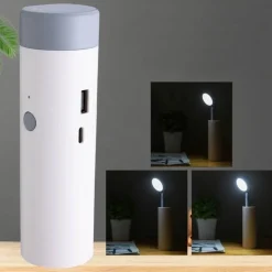 LED Rechargeable Desk Lamp - Mini Power Bank Light