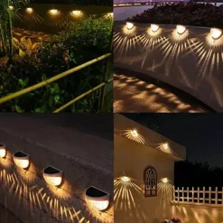 LED Solar Wasserdichte Außenwandleuchte