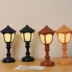 LED Straßenlaterne Tischleuchte - Kreative Nachtlampe