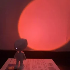 LED Sunset Robot Lamp - Atmospheric Mood Lighting for Home Decor