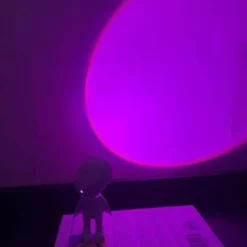 LED Sunset Robot Lamp - Atmospheric Mood Lighting for Home Decor