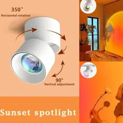 LED Sunset Wandleuchte - Stimmungslicht für Atmosphäre