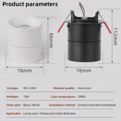 LED Sunset Wandleuchte - Stimmungslicht für Atmosphäre