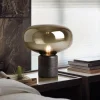 LED Table Lamp - Postmodern Marble Glass Design