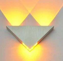 LED Triangle Wall Lamp - Stylish Modern Lighting Fixture