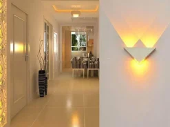LED Triangle Wall Lamp - Stylish Modern Lighting Fixture