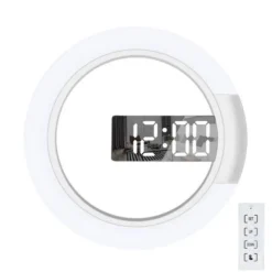 LED Wall Clock - Stylish Ring Lamp Design