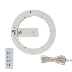 LED Wall Clock - Stylish Ring Lamp Design