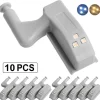 LED Wardrobe Sensor Hinge Lamp - 10 Pack